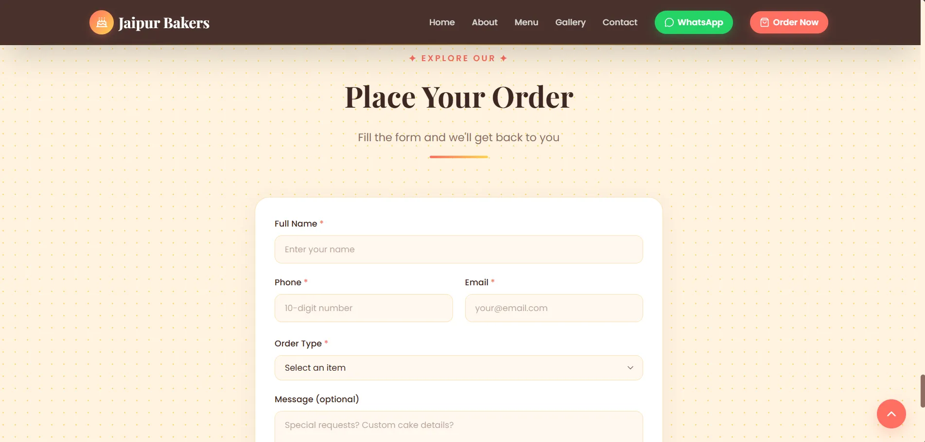 Jaipur Bakers screenshot 4